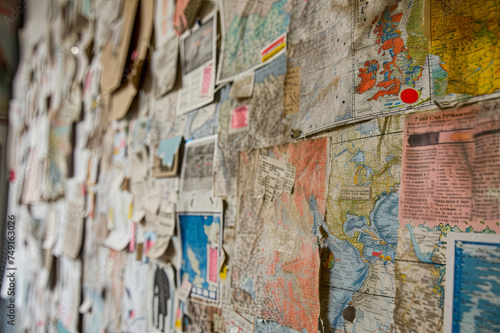 Fototapeta premium Travel maps