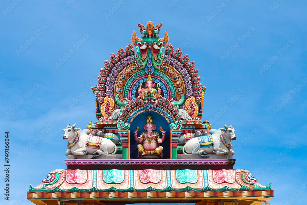 Beautiful Lord Ganesha temple in tamilnadu	
