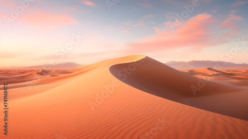 Picturesque Deserted Landscape: The Arresting Beauty of the Desert at Sunset © Aiden