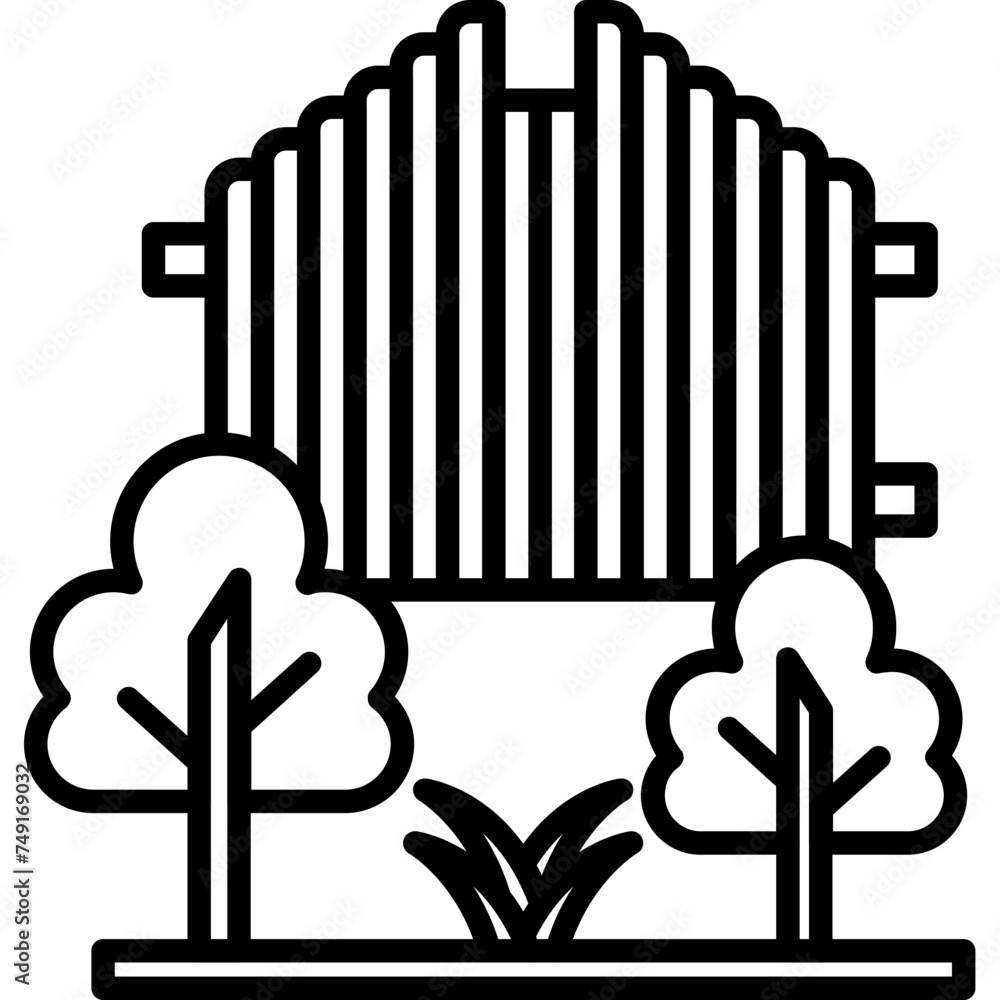 Obraz premium Front Yard Icon