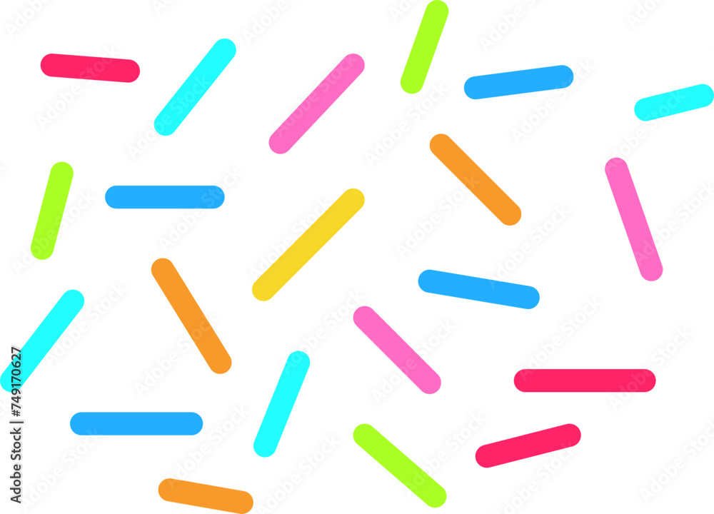 Cute Sprinkles Illustration Cute Sprinkles Illustration