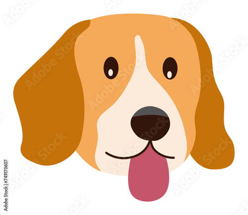 Cute Beagle Dog sticker
