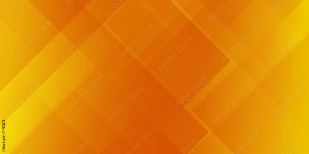 Abstract orange background with lines and squares and triangles, Modern business concept geometric shapes triangles squares abstract background, Geometric shapes triangles squares stripes backdrop.	