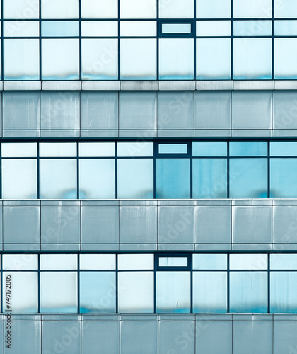 Glass walls of a building as an abstract background. Texture