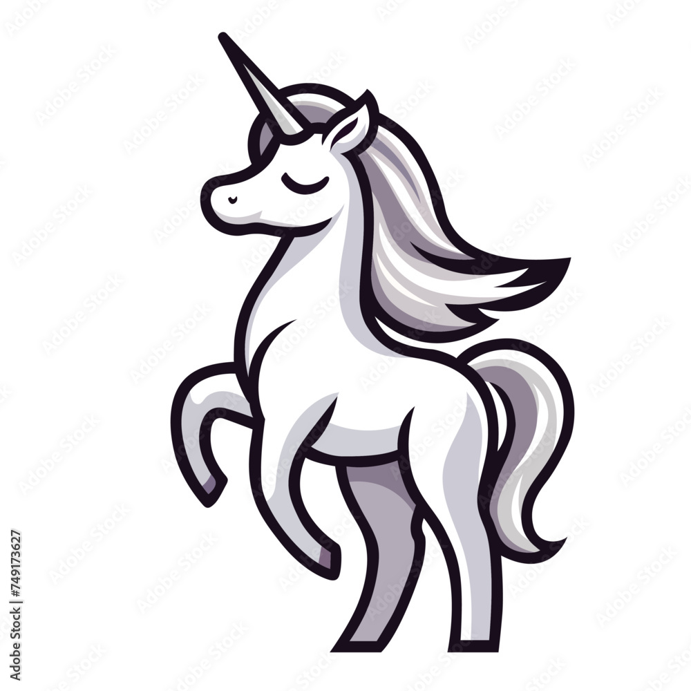 Fototapeta premium Cute Unicorn illustration vector