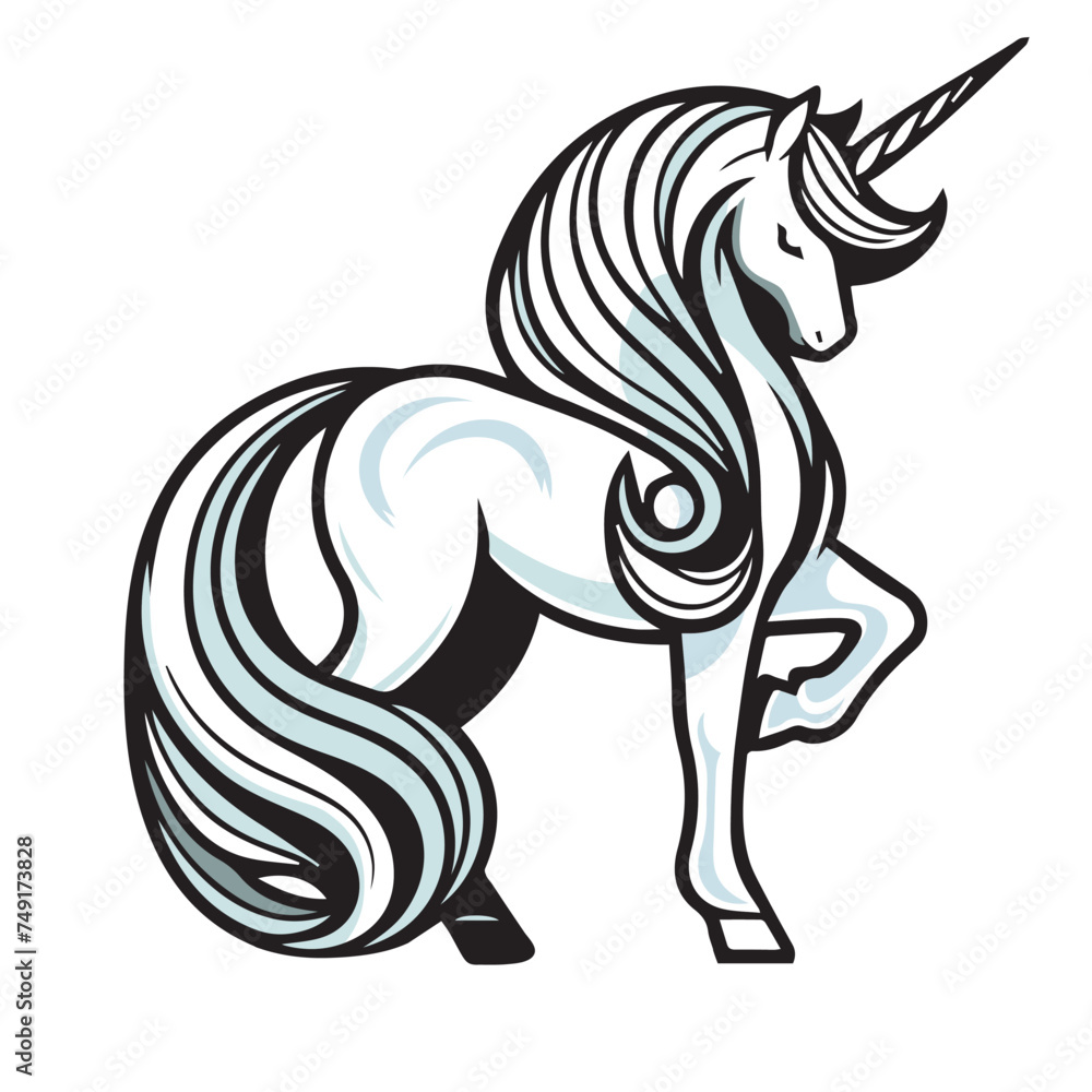Unicorn illustration vector Unicorn illustration vector