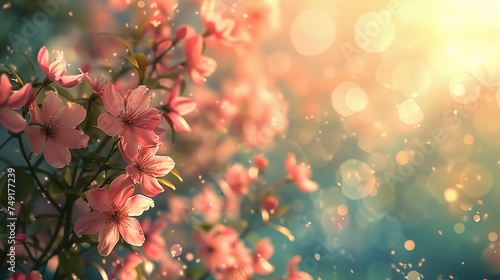 spring background.