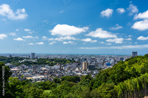 卯辰山から眺める金沢市街