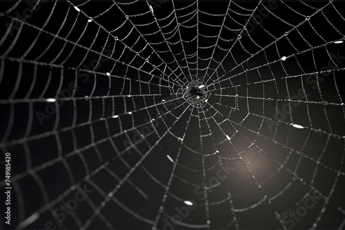 3d Spider Web halloween elements cartoon
