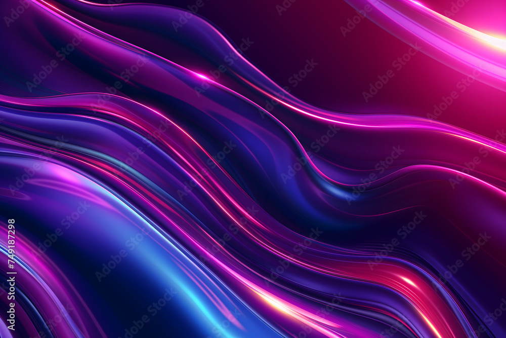 Abstract colorful gradient wavy energy flow on black background. Neural network generated image. Not based on any actual scene or pattern. Abstract colorful gradient wavy energy flow on black background. Neural network generated image. Not based on any actual scene or pattern.