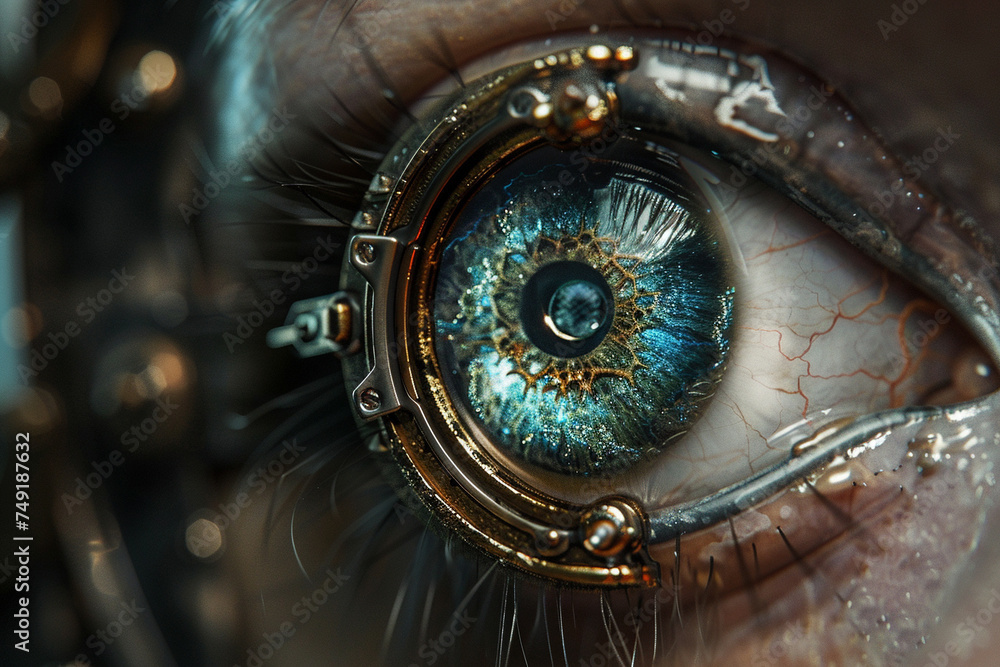 Infusing the mechanical precision of a camera with the organic insight of an eyeball, bridging technology and vision