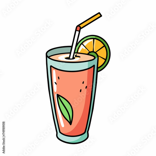 drink, handrawrn vector on white background