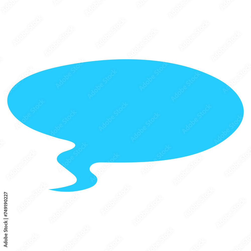 Organic Chat Bubble Element Organic Chat Bubble Element