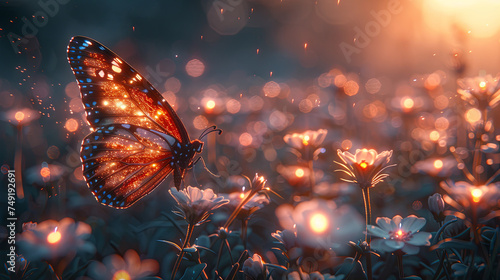 butterfly on the flower © Krit