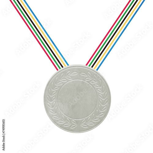 銀メダルのイラスト