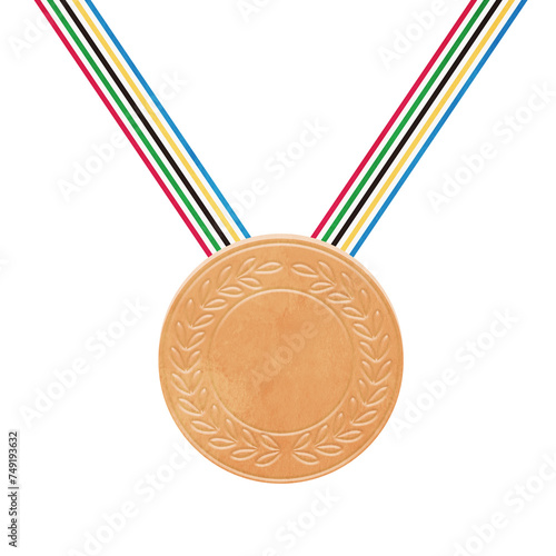 銅メダルのイラスト
