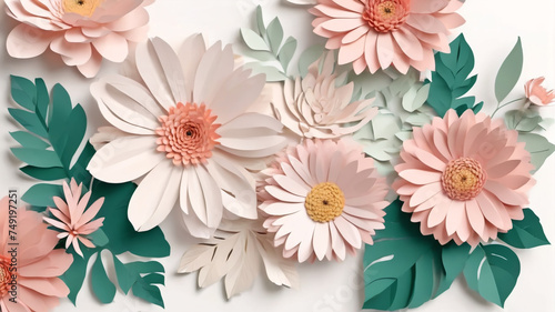  Floral-themed letter paper, postcards, generative AI