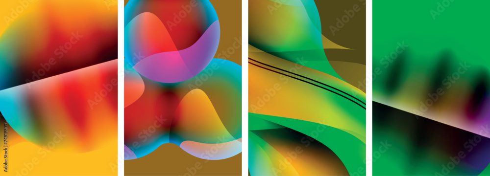 Abstract colors. Abstract backgrounds for wallpaper, business card, cover, poster, banner, brochure, header, website