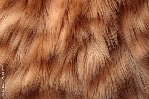 Fur texture top view. Brown background. pattern. Texture of brown shaggy fur. Wool texture. sheep,bear fur close up animal