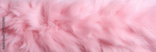 Pink Shaggy Artificial Fur