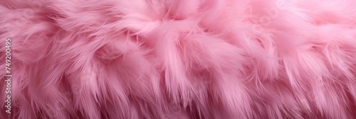 Pink Shaggy Artificial Fur © Natalia
