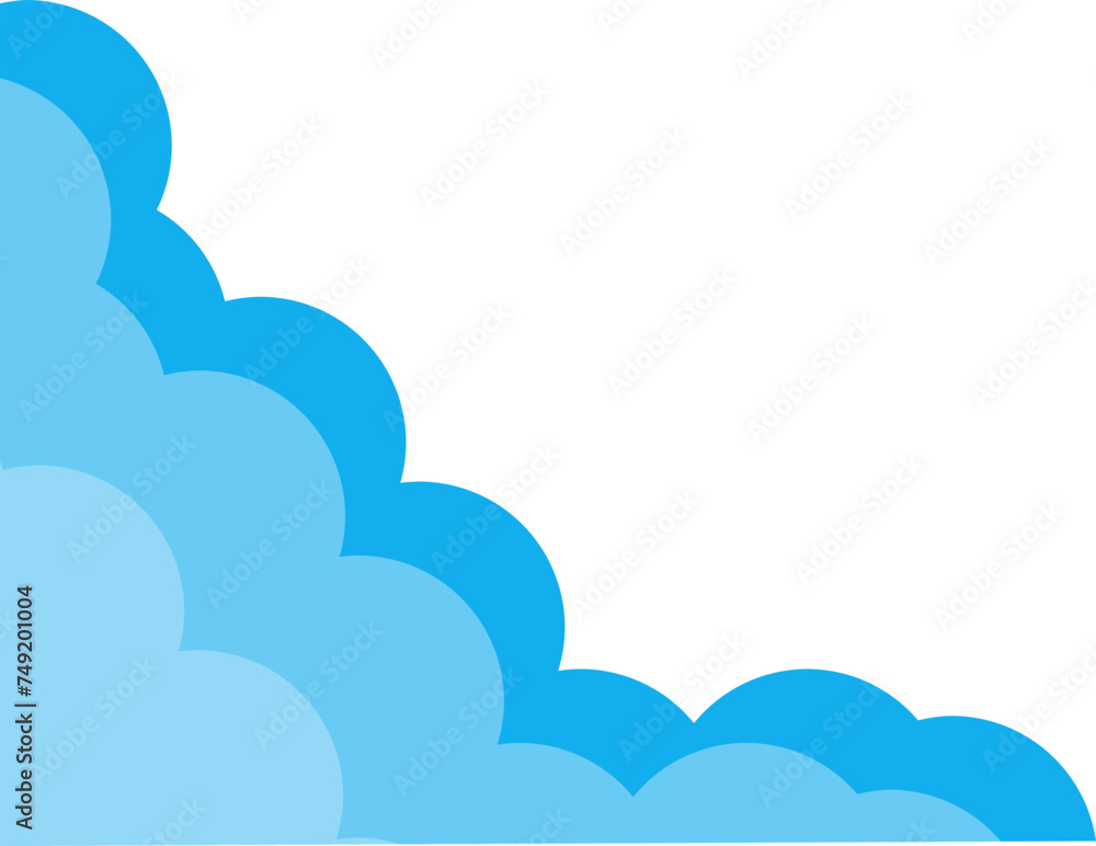 Cloud Corner Border Cloud Corner Border