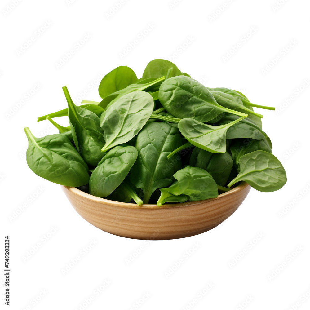 Spinach isolated on transparent background Spinach isolated on transparent background