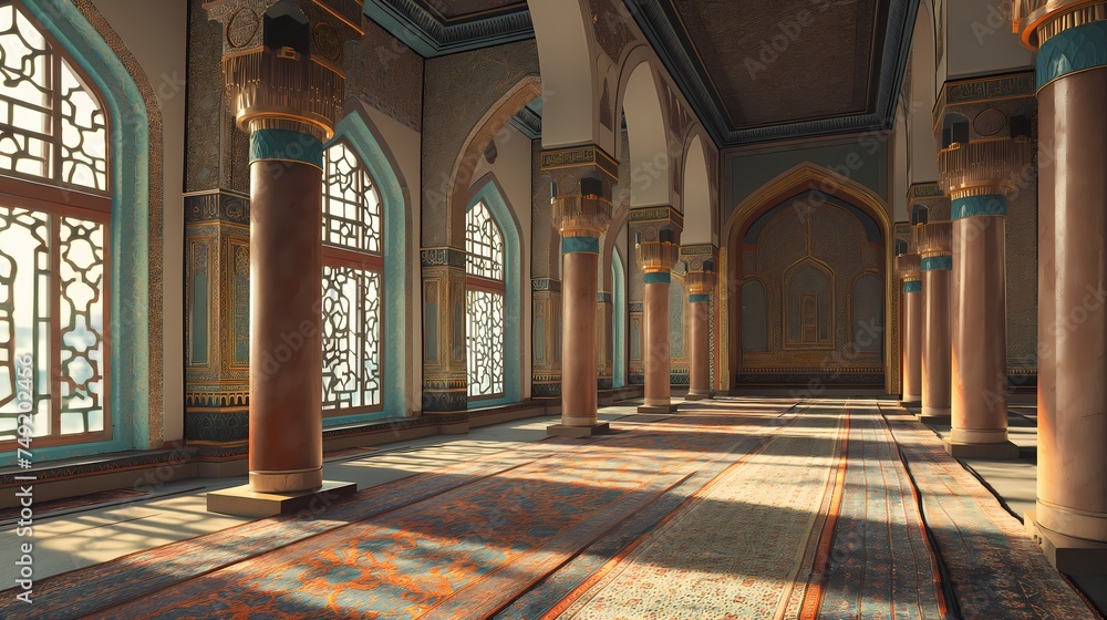 ornamental classic mosque background