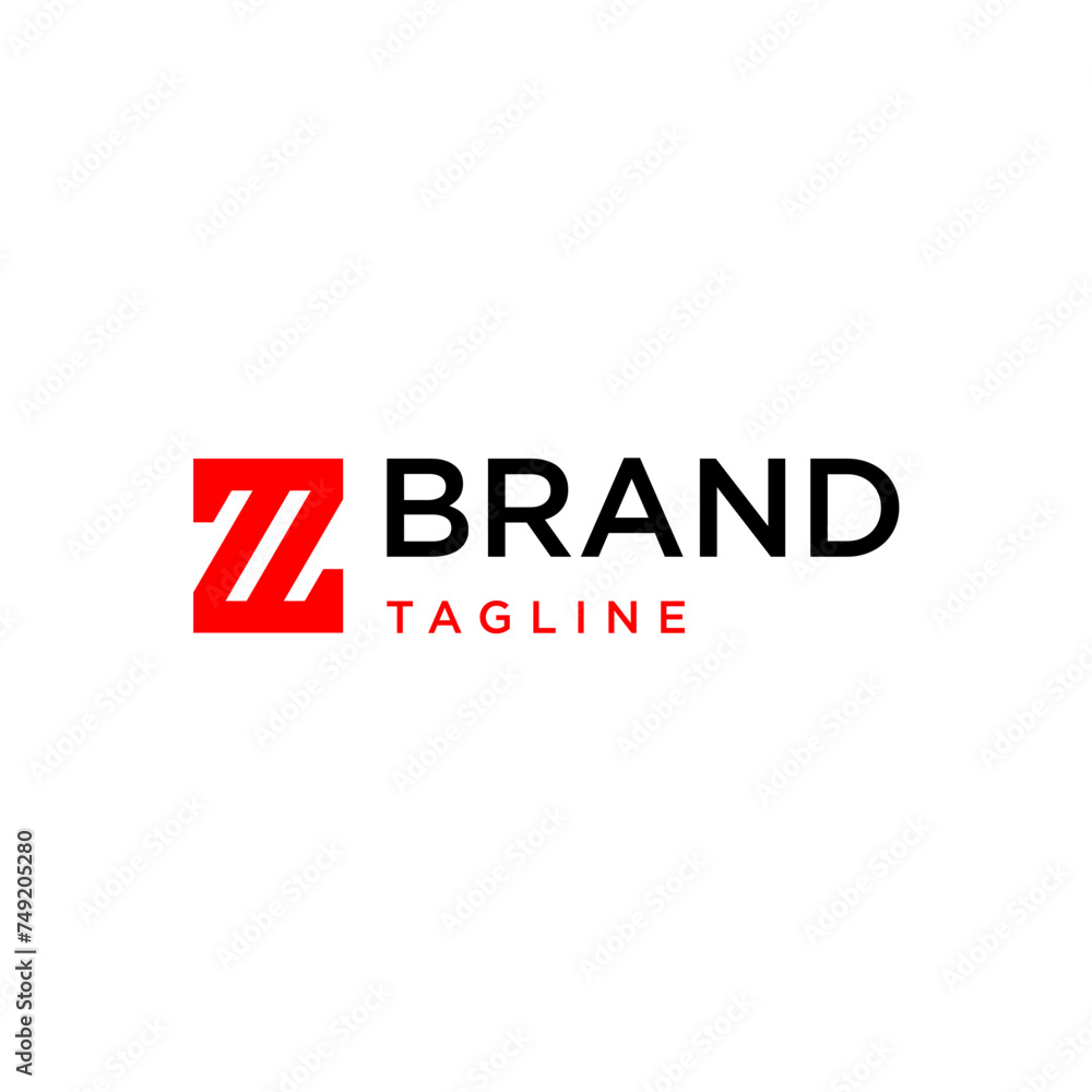 z letter logo hipster retro vintage vector icon lettermark sign