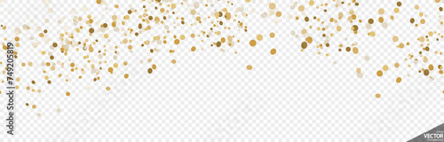 seamless golden confetti sylvester background photo