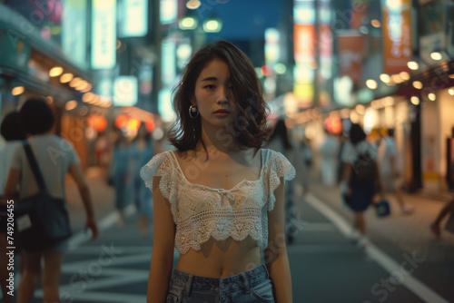 Modern Street Fashion in the Streets of Tokyo