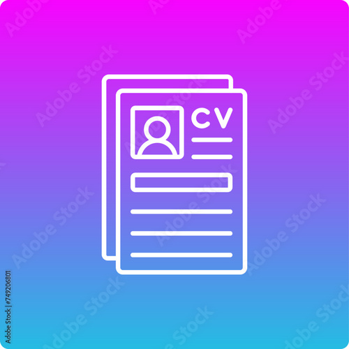 Curriculum Vitae Icon