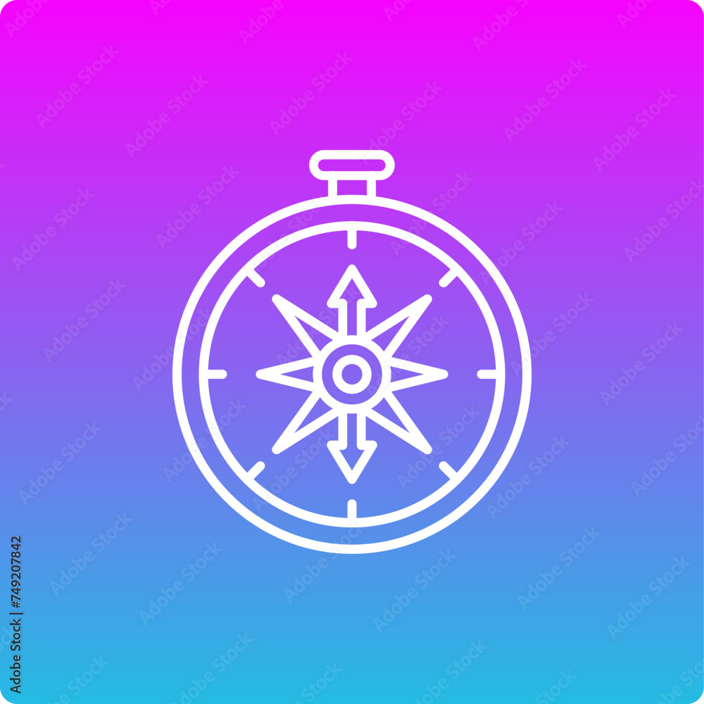 Obraz premium Compass Icon