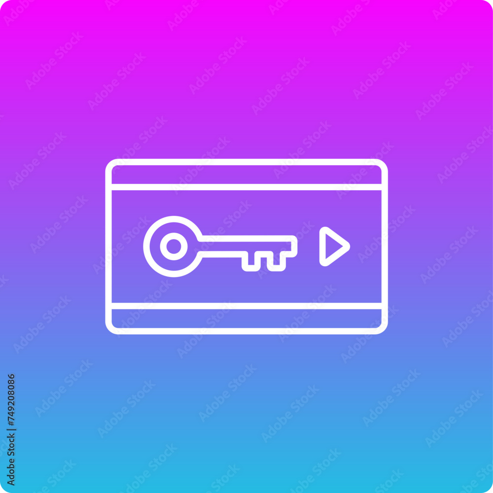 Key Card Icon Key Card Icon
