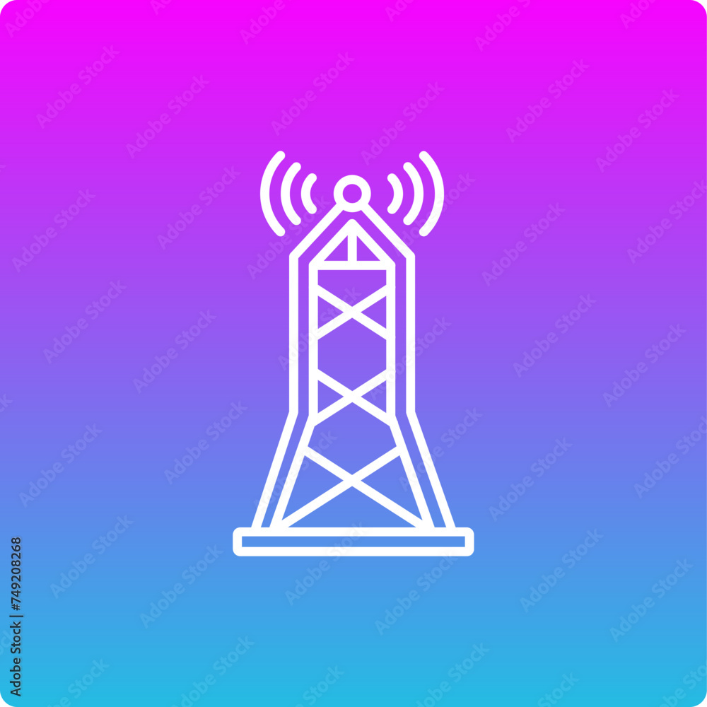 Naklejka premium Signal Tower Icon