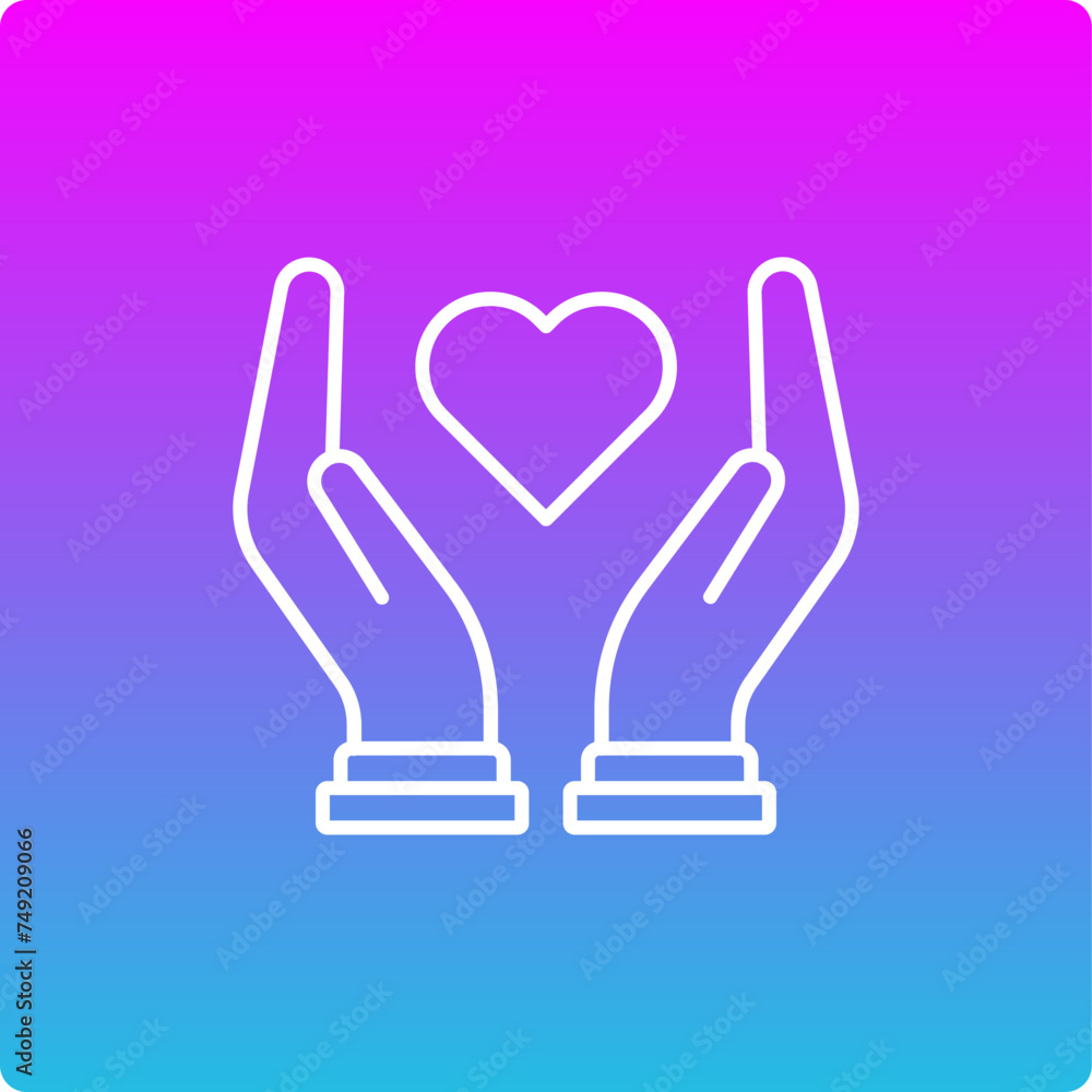 Obraz premium Charity Icon