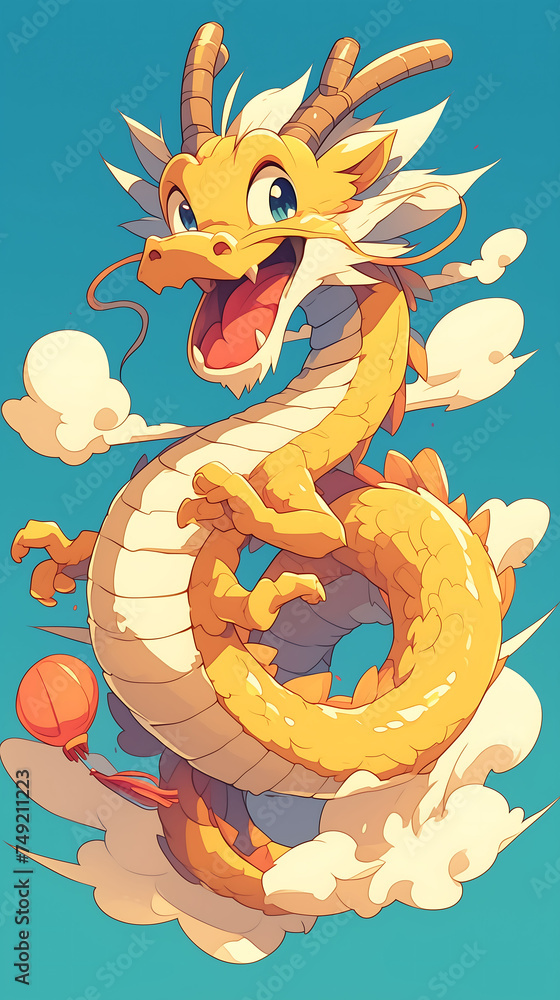 Obraz premium Dragon Mascot