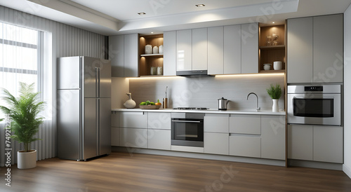 Modern kitchen interior © Tatiana Sidorova