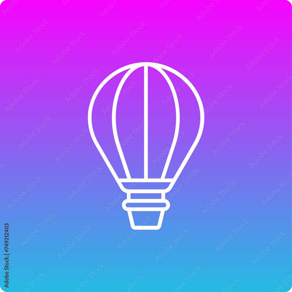Hot Air Balloon Icon Hot Air Balloon Icon