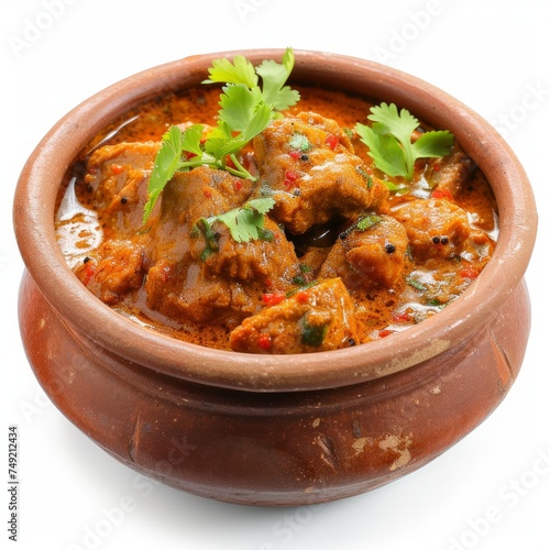 Curry (India) photo on white isolated background --no background © Aditya
