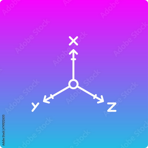 Coordinate Axis Icon