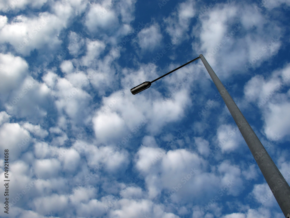 Modern building with blue sky and clouds Modern building with blue sky and clouds