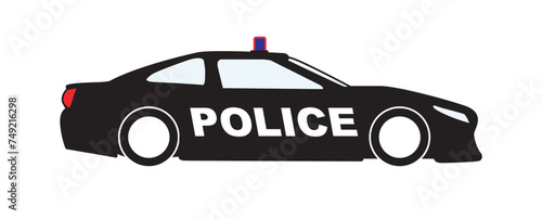 Black Police Patrol Pace Car