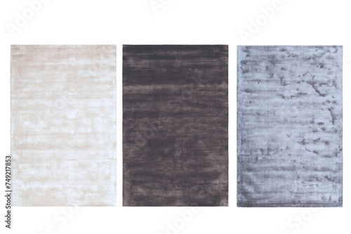 
decorative rug for the interior isolated on transparent background, home decor, 3D illustration, cg render