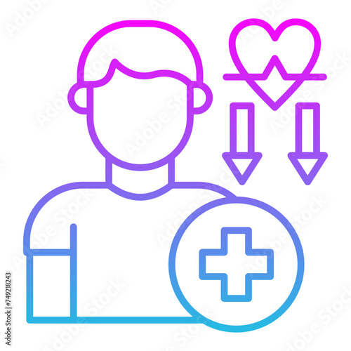 Sick patient Icon