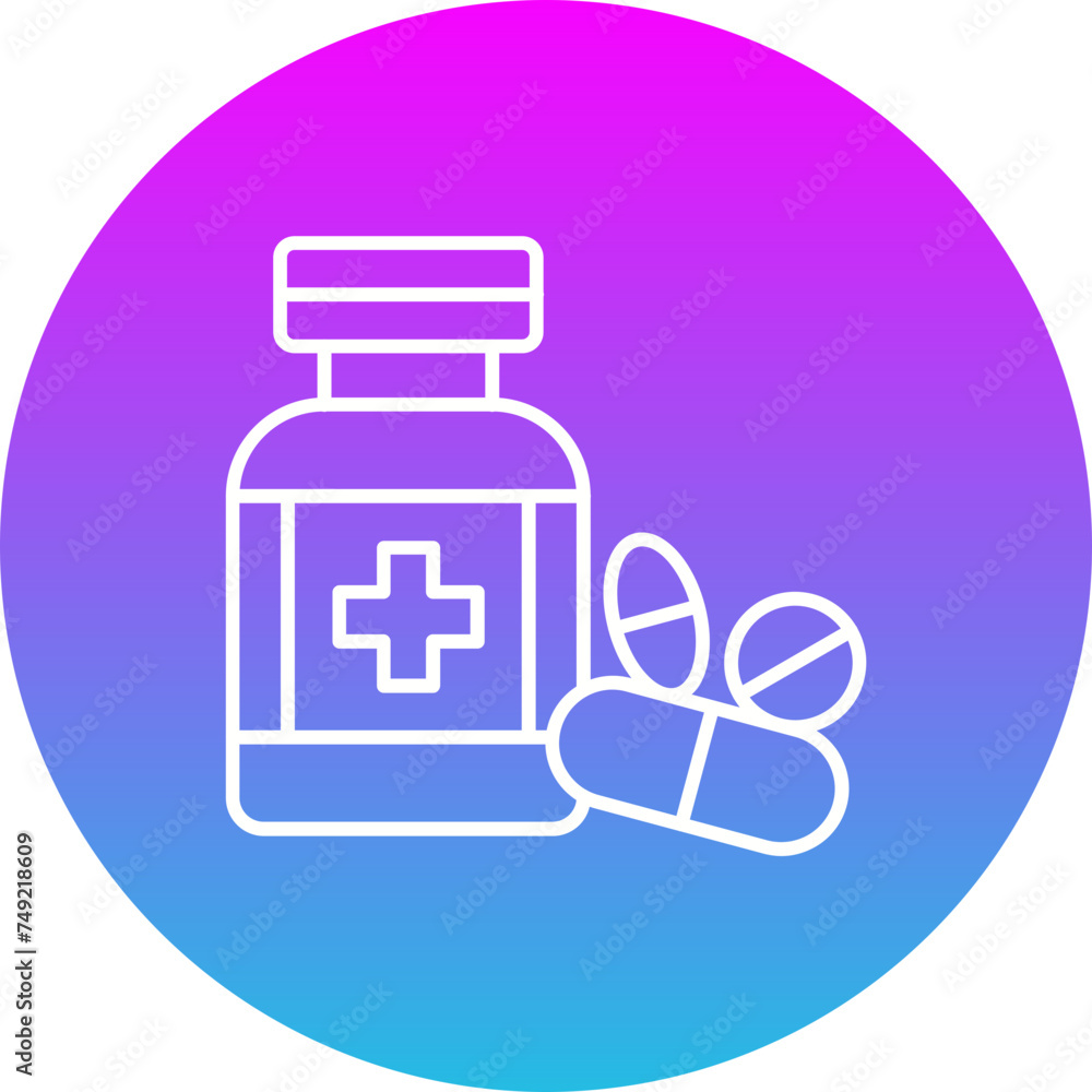 Fototapeta premium Drugs Icon