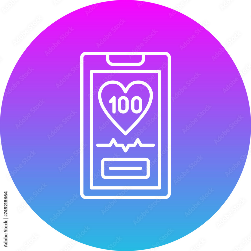 Heart rate Icon Heart rate Icon