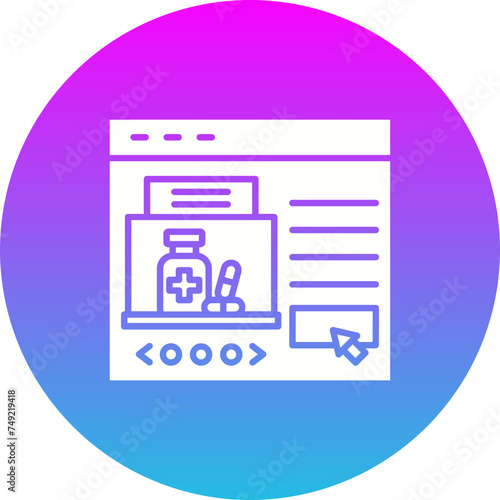 Online pharmacy Icon