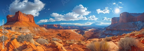 Scenery of Canyonland National Park in Moab, Utah