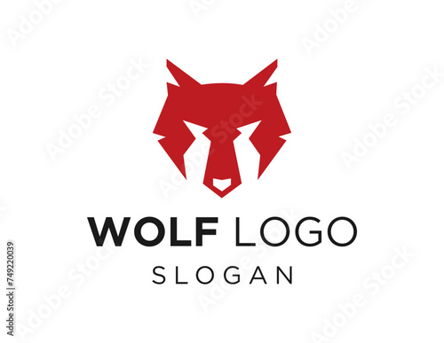 The logo design is about Wolf and was created using the Corel Draw 2018 application with a white background. © Painah